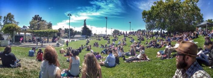 Panoramic view of Phono del Sol, July 2014.