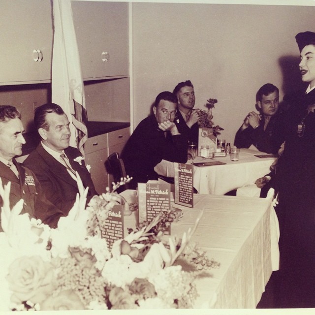 That time when Mary McKoane dedicated a song to Major General William E. Lynd and he wasn't into it, and it was awkward for everyone. (Launching of Gen. MM Patrick, Kaiser Shipyards, 21 June 1944)